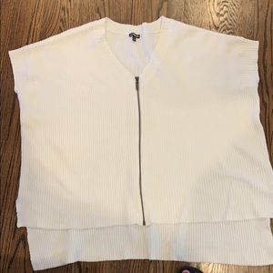 Oversized zip up express sweater